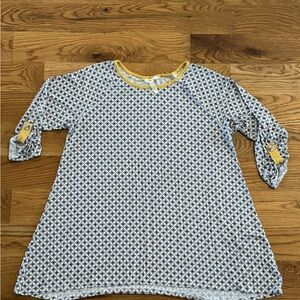 Matilda Jane Geometric Tunic with Mustard Trim